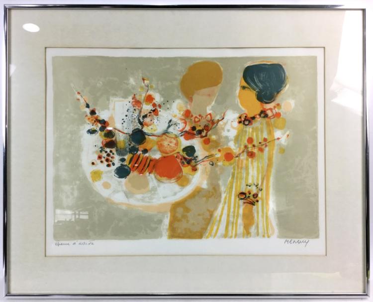 Frederic Menguy Artist's Proof Hand-Signed Lithograph