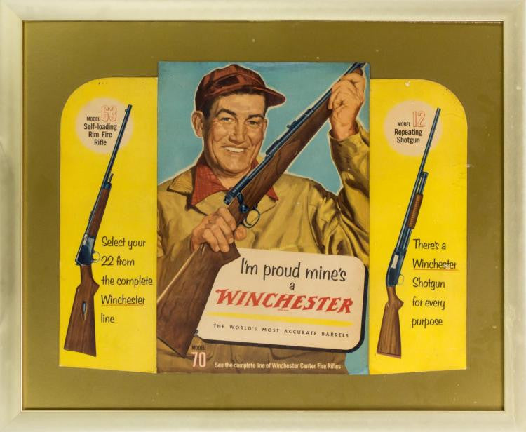 Winchester Model 70 Die-Cut Advertising