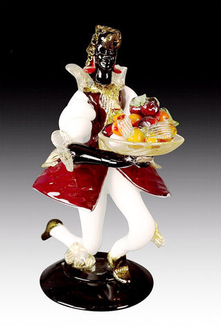 Murano Art Glass Blackamoor Figure