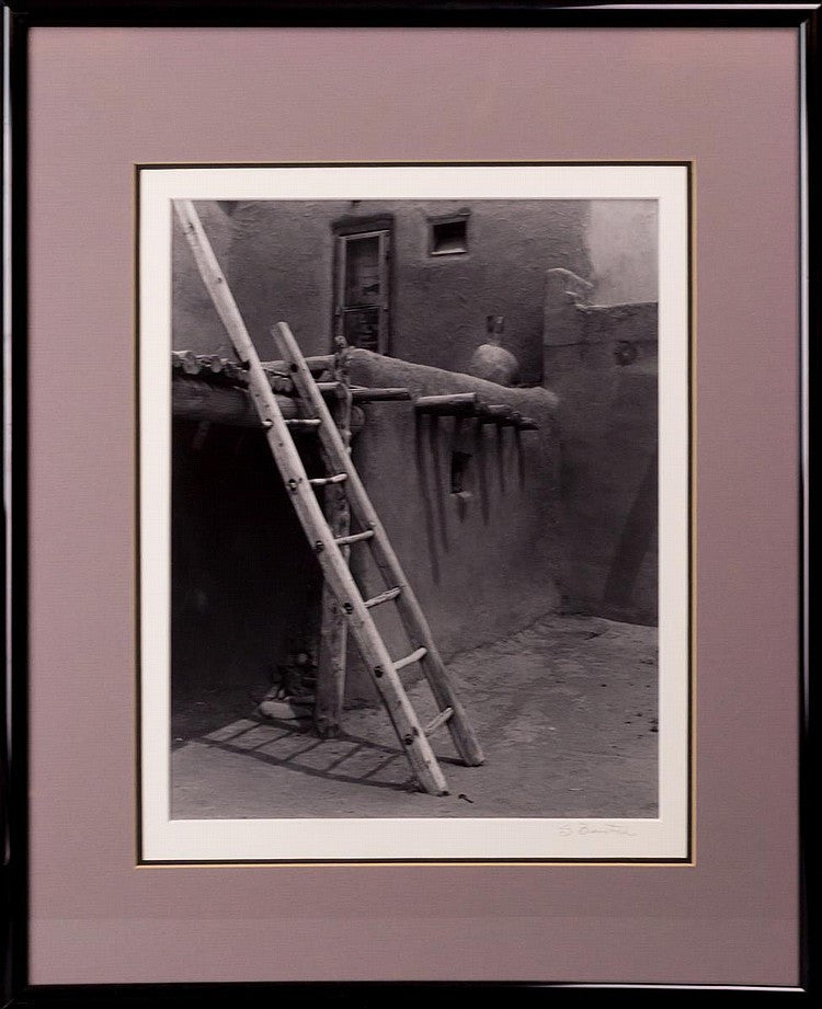 Native American Ladder Scene Photograph