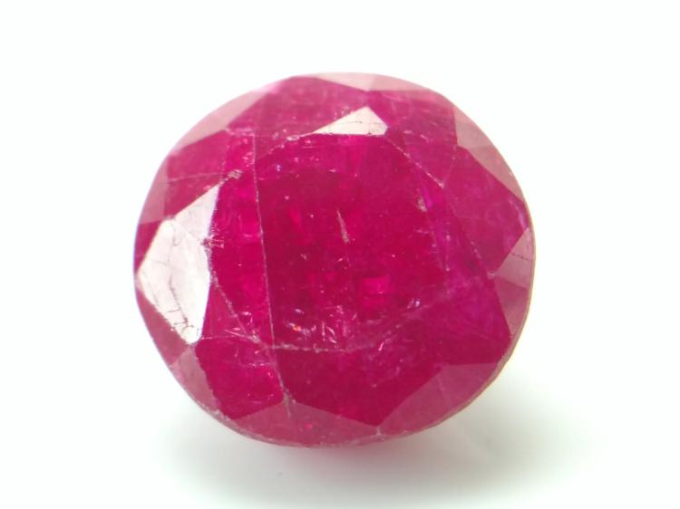 Large Round Cut Ruby