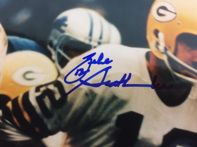 Zeke Bratkowski Signed Green Bay Packers Photo